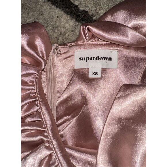 Superdown Aurora Corset Mini Dress in Blush XS - Picture 5 of 7